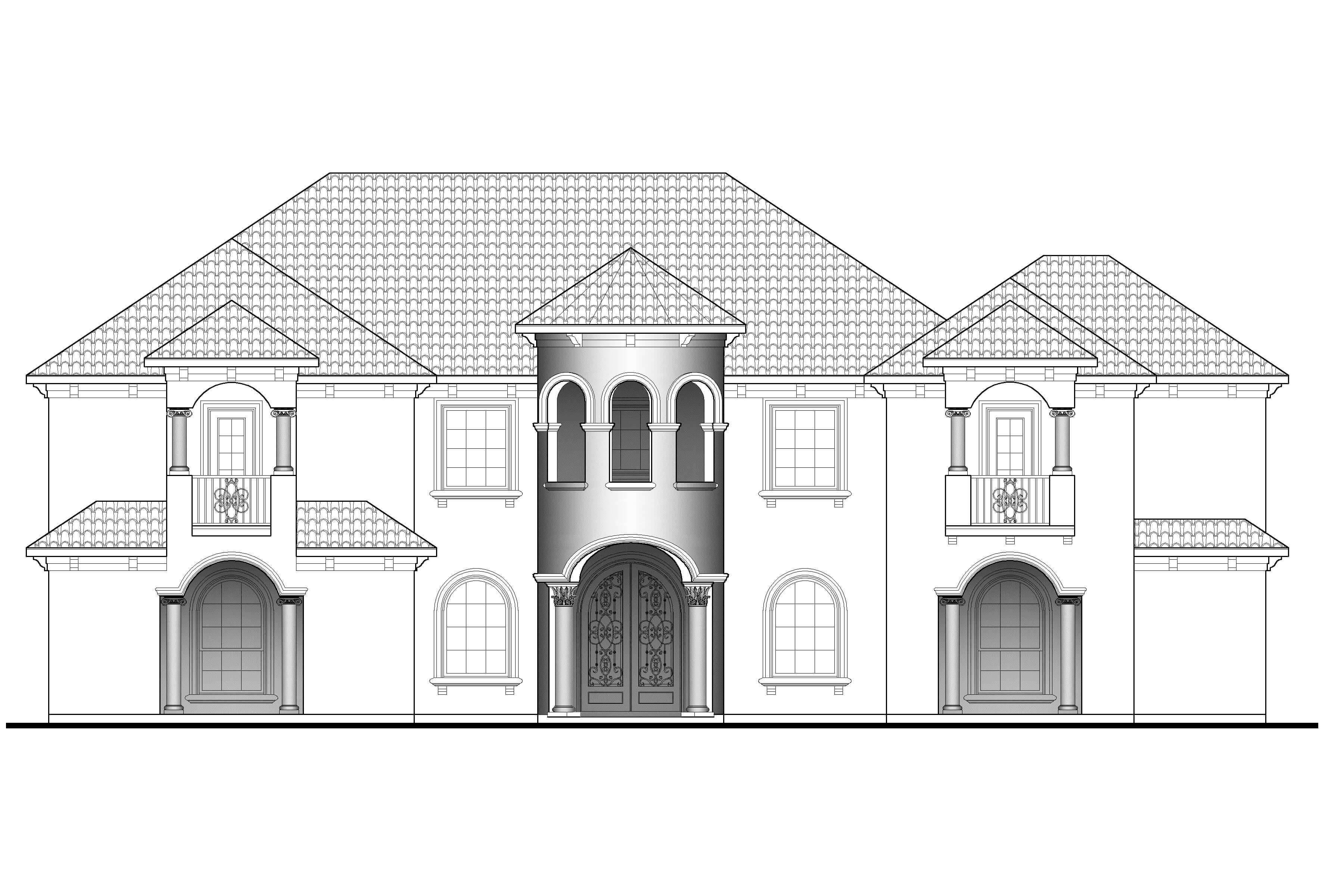 Front Layout One - Melchin Residential Design