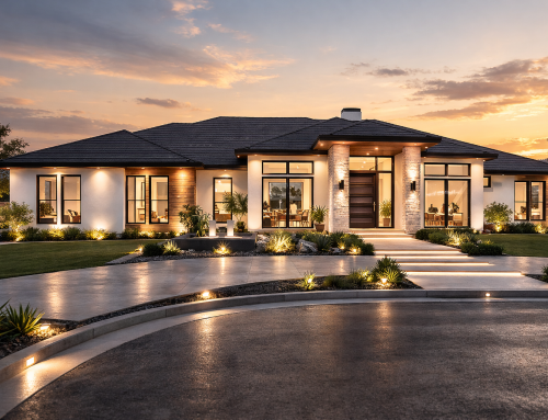 Custom home rendering